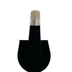 Antique Simons Bros & Co Sterling Silver Thimble‎ Wide Plain Band Size 7